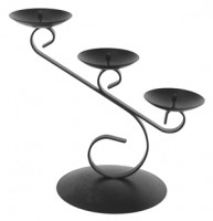 602 Ambiances Triple Spiked Candleholder