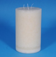 9823WW 150mm x 250mm Rustic Multiwick Candle Ivory