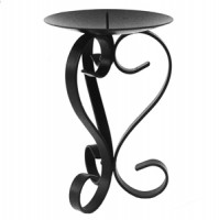 070 Swan Neck Scroll Candleholder