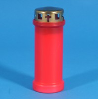9730 Large grave light with lid red