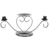 052 Heart Tapered Unity Candle Stand