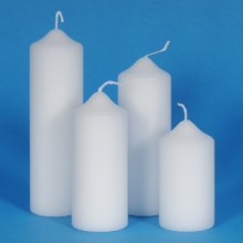 40mm diameter Church Pillar Candles