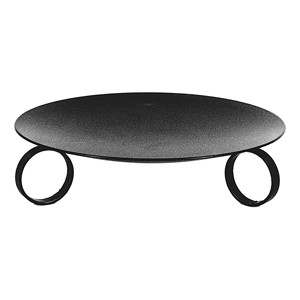 134 6" (152mm) diameter Saucer on ring feet