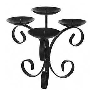 607B Almada Quadruple Spiked Candleholder 607B Almada Quadruple Spiked Candleholder
