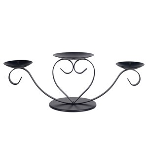 072 Heart Pillar Unity Candleholder