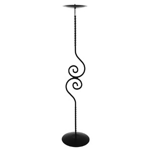 654B Spiral Column Candleholder