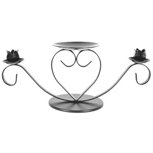 052 Heart Tapered Unity Candle Stand