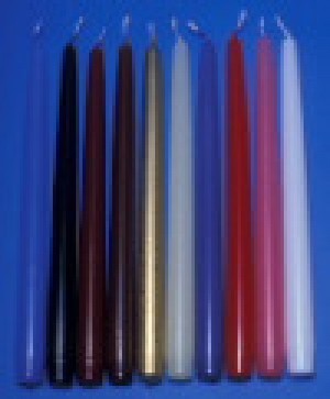947X 11" Tapered Dinner Candle, Dipped, Box of 200 947X 11" Tapered Dinner Candle, Dipped, Box of 200