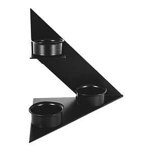 813B Triangular Triple Tealight Holder