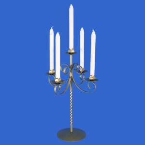 084 Five Light Twisted Candelabrum