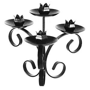 608B Almada Quadruple Candleholder